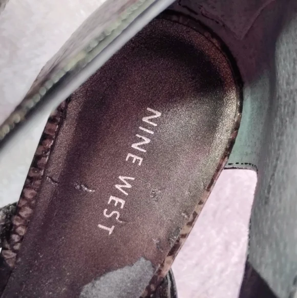 Nine West Snake Skin Pumps - Picture 7 of 12